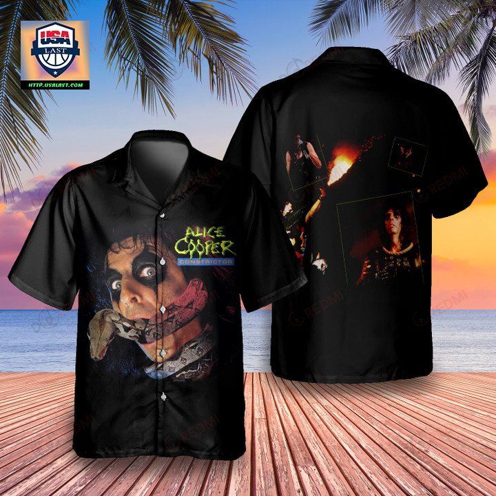 Alice Cooper Constrictor 1986 Album Hawaiian Shirt – Usalast