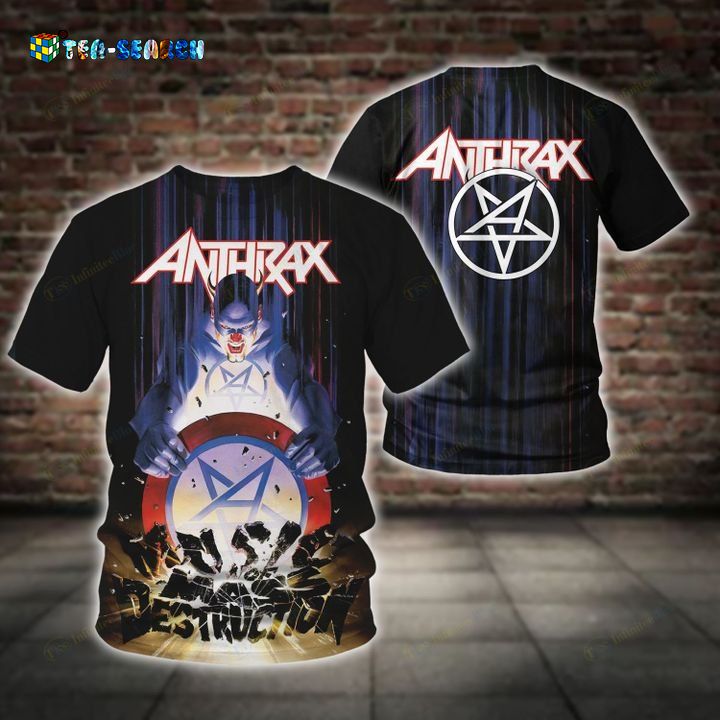 Anthrax Band Music of Mass Destruction 3D T-Shirt – Usalast