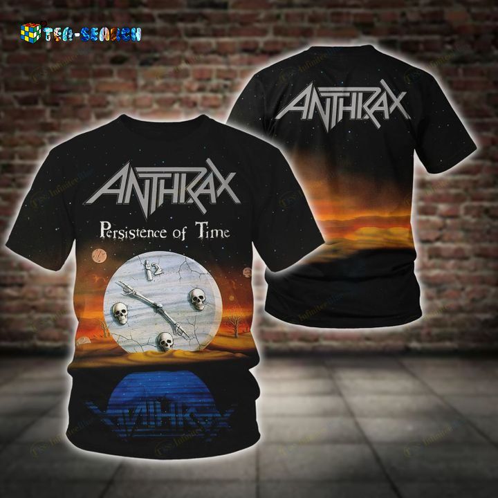 Anthrax Band Persistence of Time 1990 3D T-Shirt – Usalast