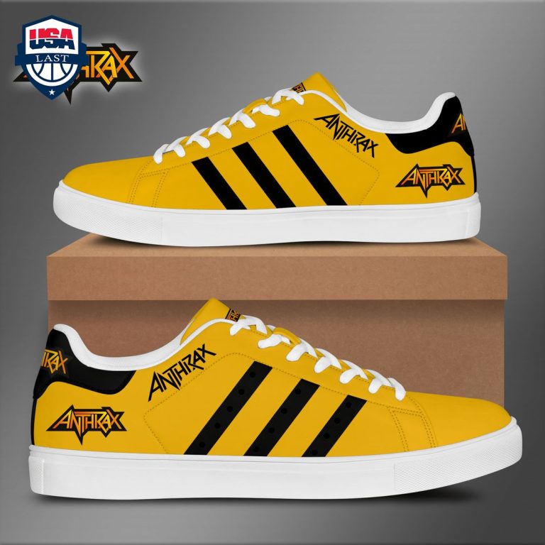 Anthrax Black Stripes Style 2 Stan Smith Low Top Shoes - Nice bread, I like it