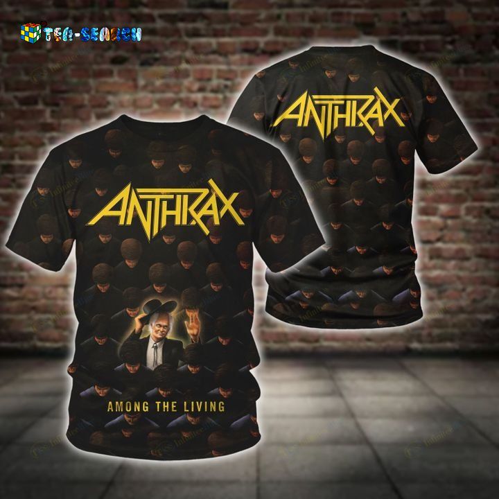 Anthrax Heavy Metal Band Among the Living 3D T-Shirt – Usalast