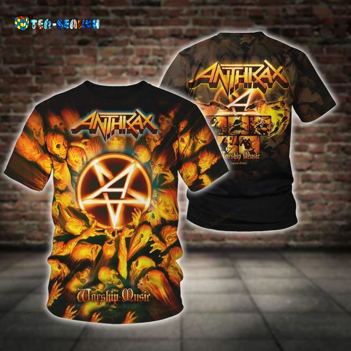 Anthrax Heavy Metal Band Worship Music 2011 3D T-Shirt – Usalast