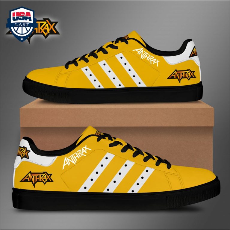 Anthrax White Stripes Style 2 Stan Smith Low Top Shoes - Cuteness overloaded