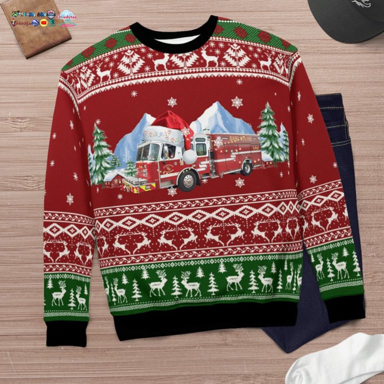Arizona Daisy Mountain Fire & Medical Ver 2 3D Christmas Sweater - Loving click