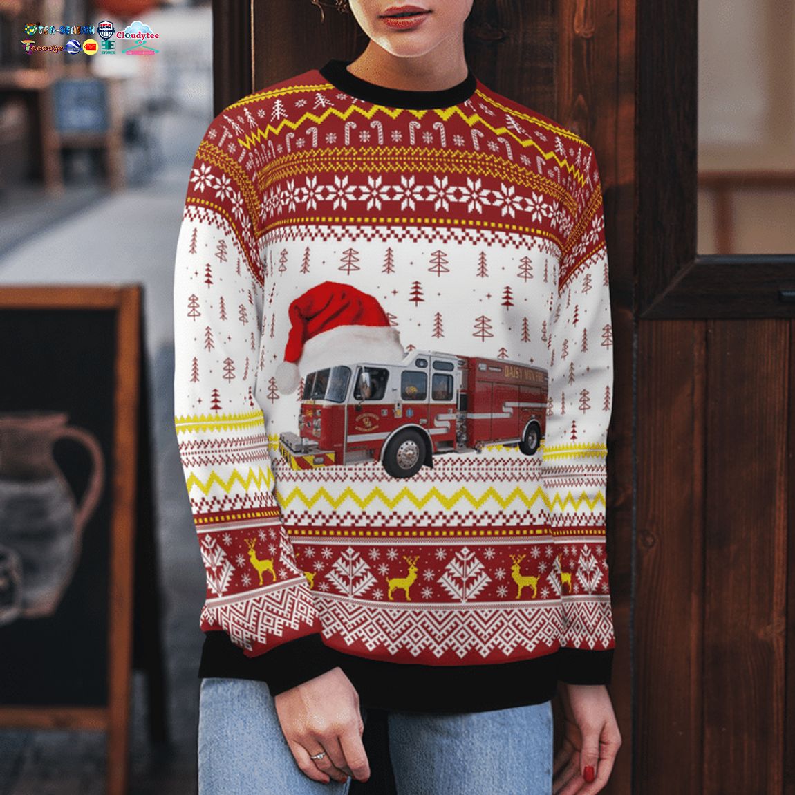 Arizona Daisy Mountain Fire & Medical Ver 3 3D Christmas Sweater
