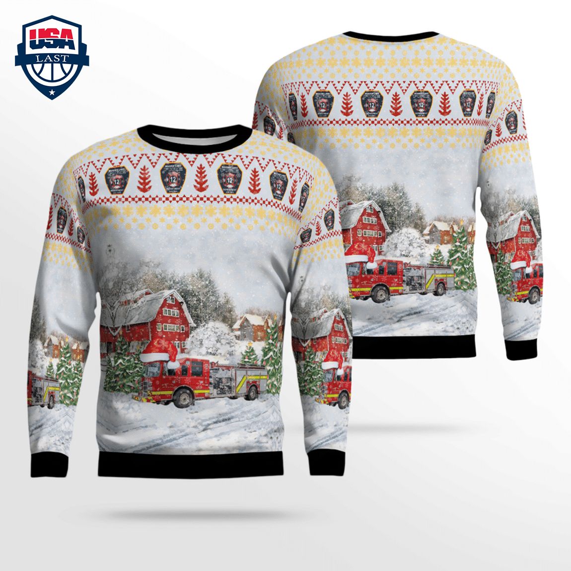 Arkansas Beaver Lake Fire Department 3D Christmas Sweater – Saleoff