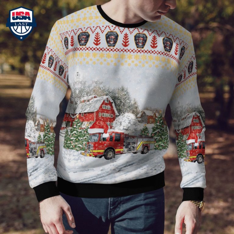 Arkansas Beaver Lake Fire Department 3D Christmas Sweater - Amazing Pic