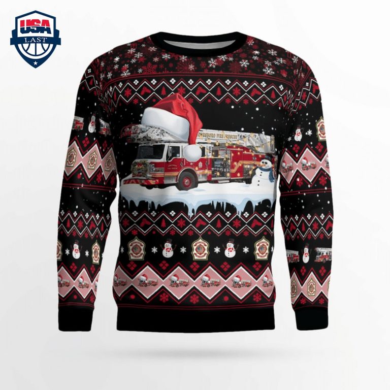 Arkansas Jonesboro Fire Department 3D Christmas Sweater - Looking so nice