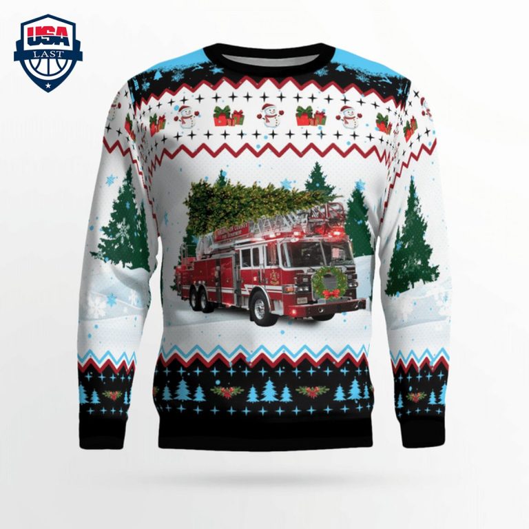 Arlington County Fire Department 3D Christmas Sweater - Nice elegant click