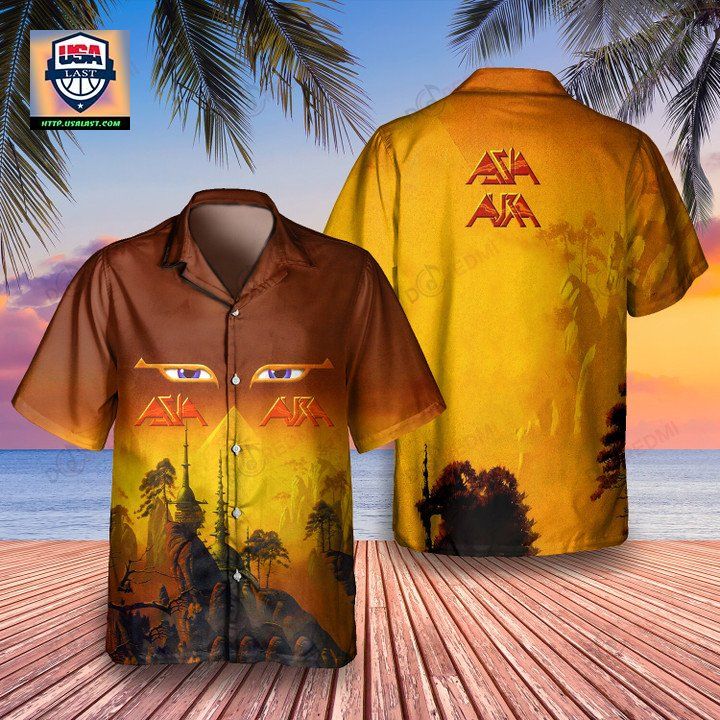 Asia Band Aura 2001 Album Hawaiian Shirt – Usalast