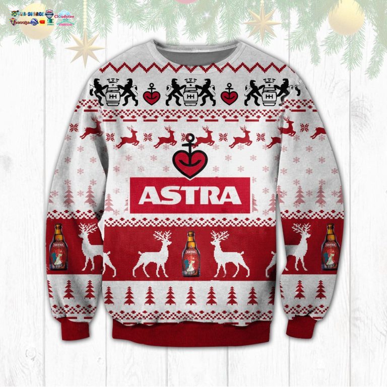 Astra Rotlicht Ugly Christmas Sweater - Awesome Pic guys