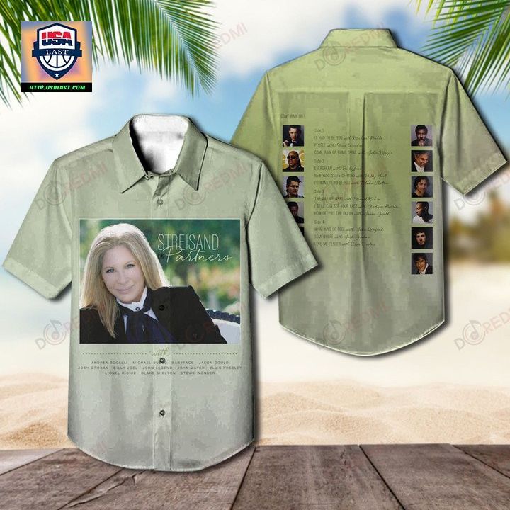 Barbra Streisand Partners Album Hawaiian Shirt – Usalast