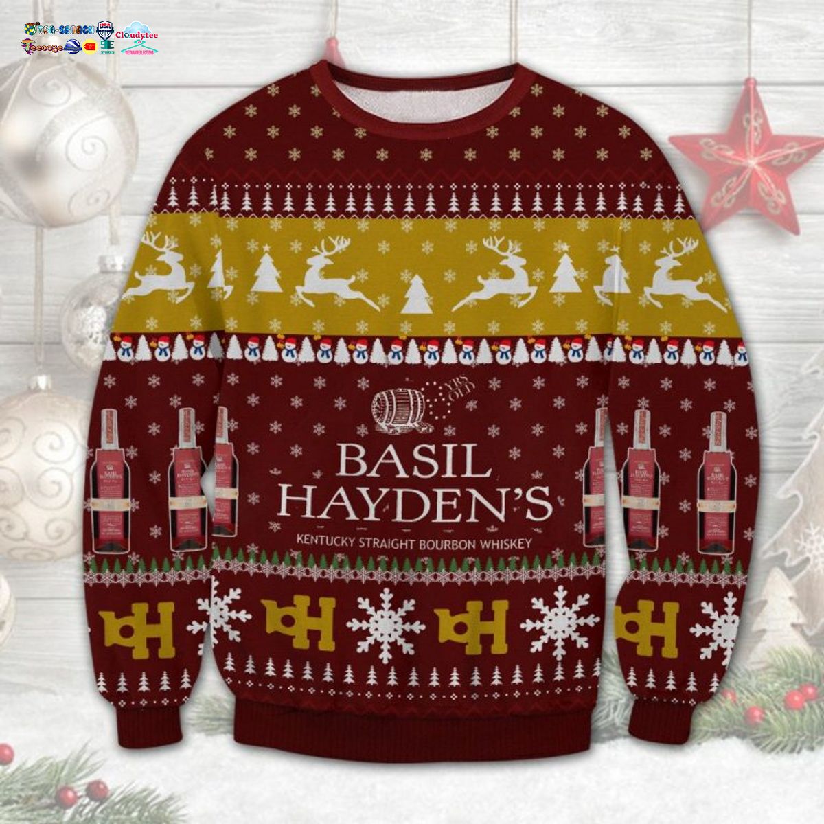 Basil Hayden’s Ugly Christmas Sweater