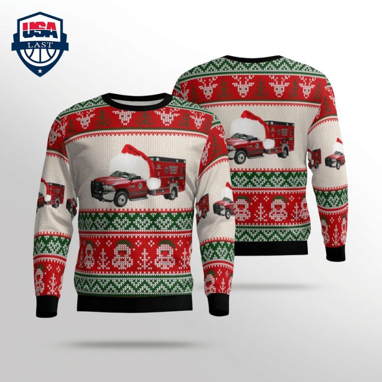 Bay County EMS 3D Christmas Sweater - You look fresh in nature