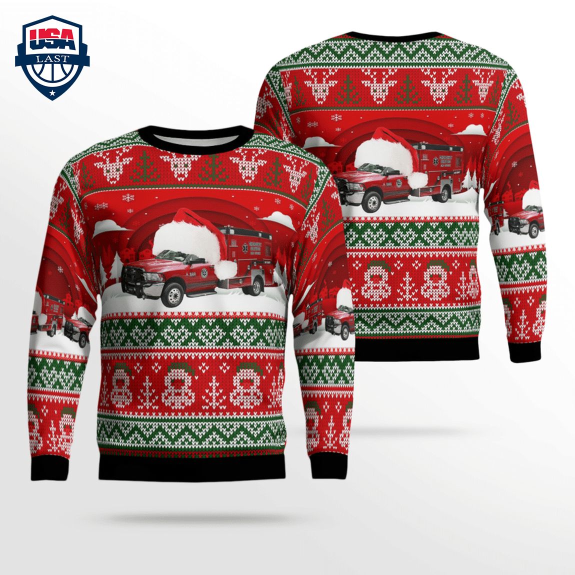 Bay County EMS Ver 2 3D Christmas Sweater – Saleoff