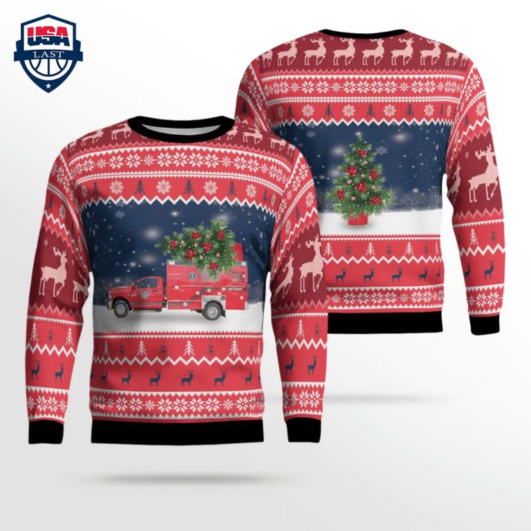 Bay County EMS Ver 3 3D Christmas Sweater - Your beauty is irresistible.