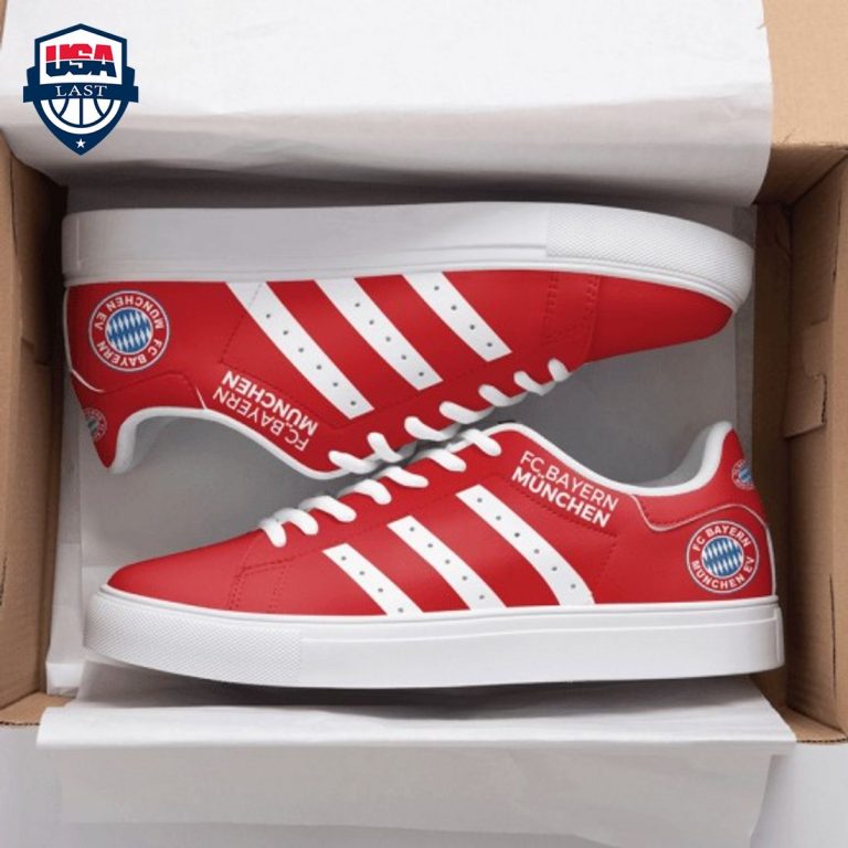 Bayern Munich White Stripes Style 2 Stan Smith Low Top Shoes - Rocking picture