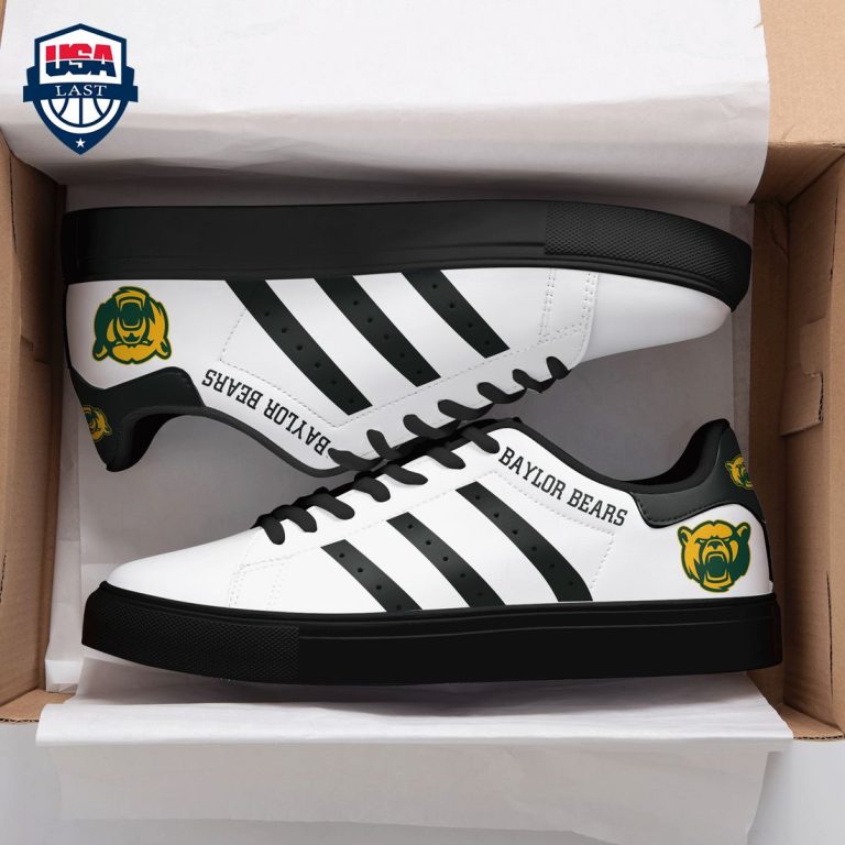 Baylor Bears Black Stripes Stan Smith Low Top Shoes - Elegant picture.
