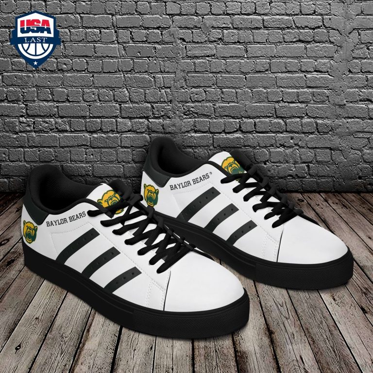 Baylor Bears Black Stripes Stan Smith Low Top Shoes - You look lazy