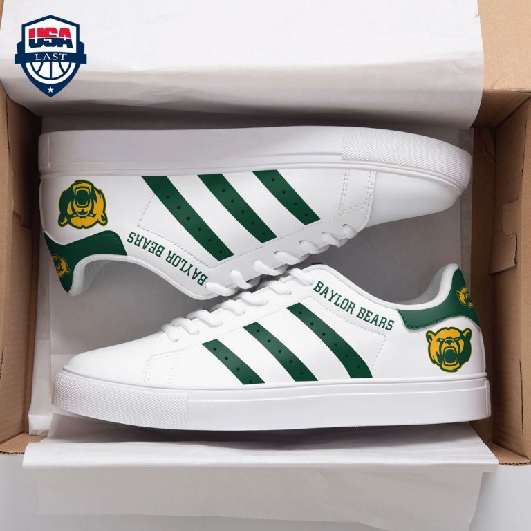Baylor Bears Forest Green Stripes Stan Smith Low Top Shoes - Loving click