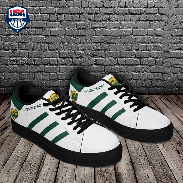 Baylor Bears Forest Green Stripes Stan Smith Low Top Shoes - Nice shot bro
