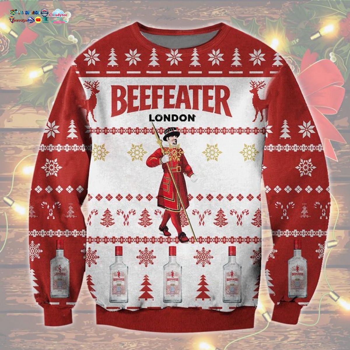 Beefeater Ugly Christmas Sweater