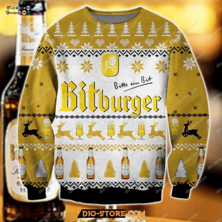 Bitburger Ugly Christmas Sweater - Amazing Pic