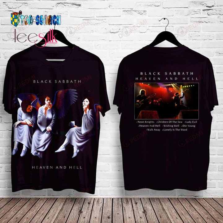 Black Sabbath Heaven and Hell 1980 3D All Over Print Shirt – Usalast