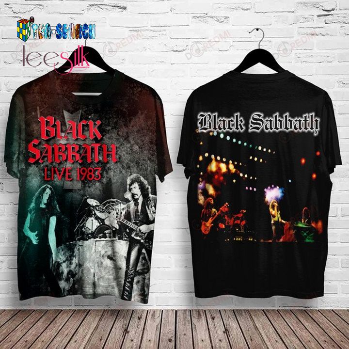 Black Sabbath Live 1983 3D All Over Print Shirt – Usalast