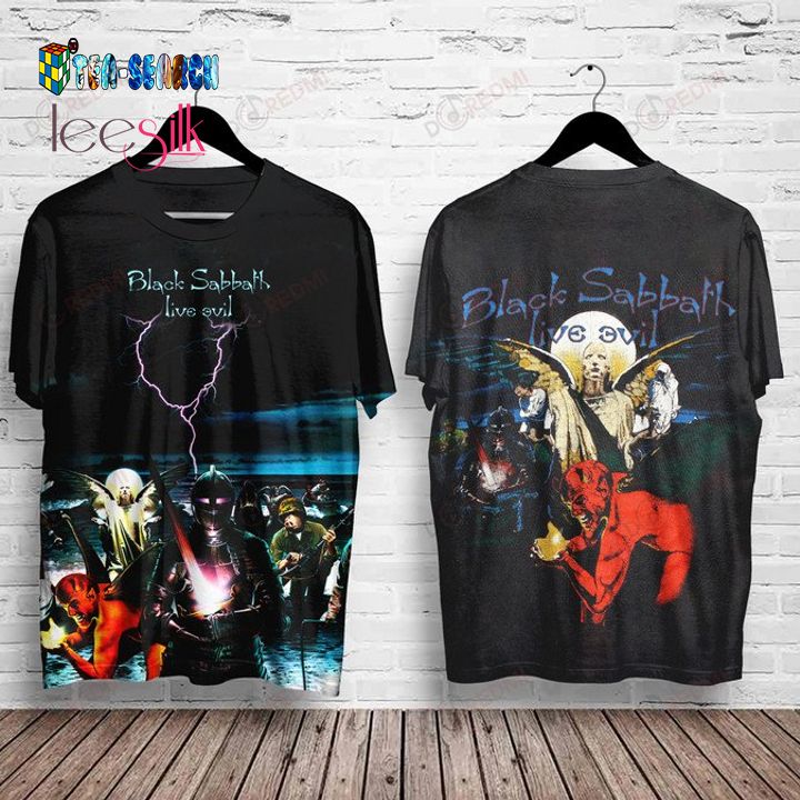 Black Sabbath Live Evil 3D All Over Print Shirt - Sizzling