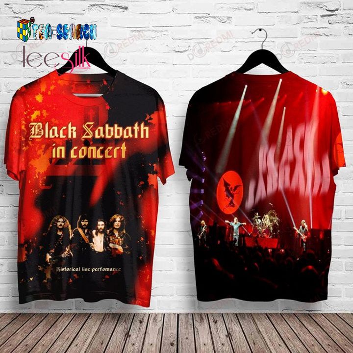 Black Sabbath Live In Paris 1970 3D All Over Print Shirt – Usalast