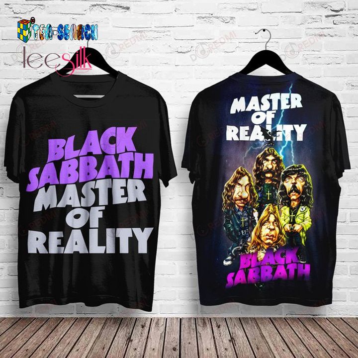 Black Sabbath Master of Reality Album Cover 3D T-Shirt - Usalast