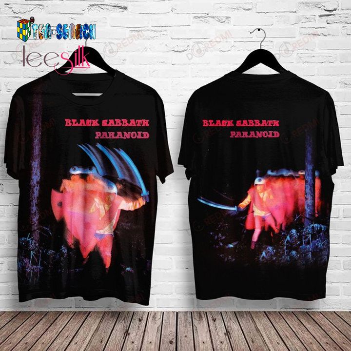Black Sabbath Paranoid 3D All Over Print Shirt – Usalast