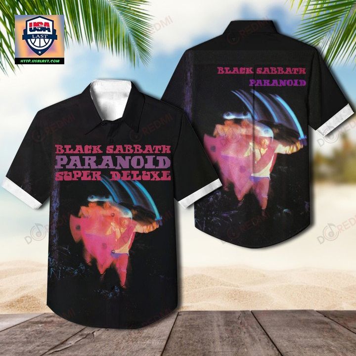 Black Sabbath Paranoid Super Deluxe Hawaiian Shirt – Usalast