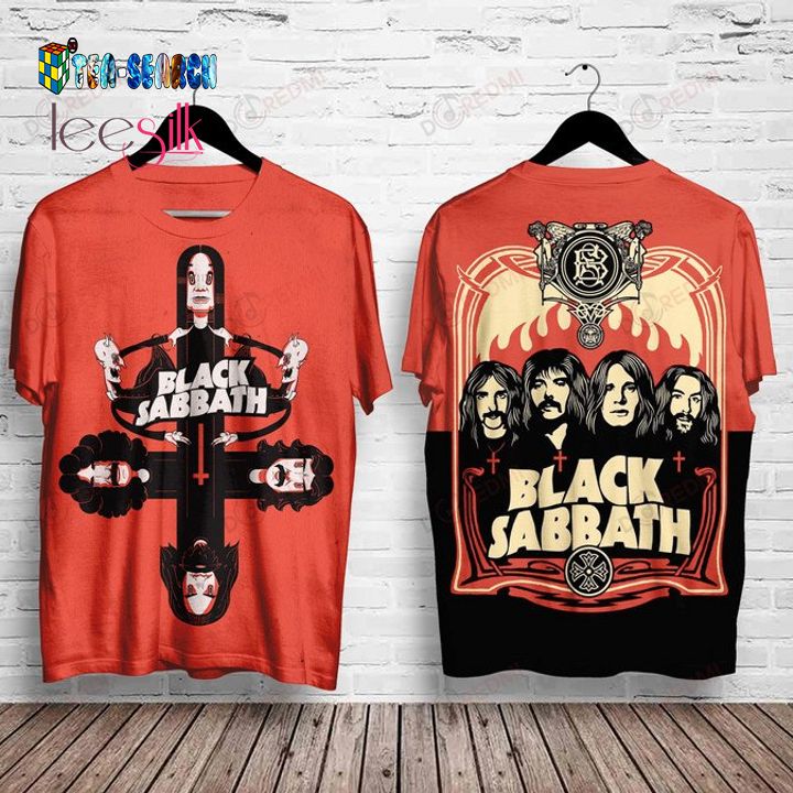 Black Sabbath Rock Band 3D All Over Print Shirt – Usalast