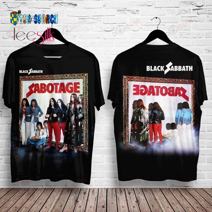Black Sabbath Sabotage 3D All Over Print Shirt – Usalast