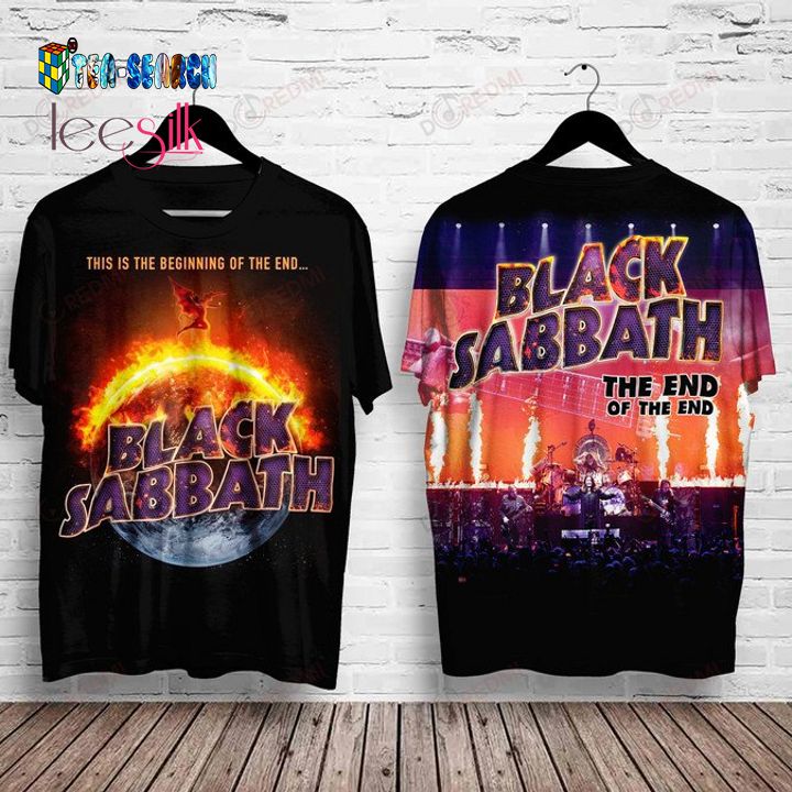 Black Sabbath The End of the End 3D All Over Print Shirt - Cutting dash
