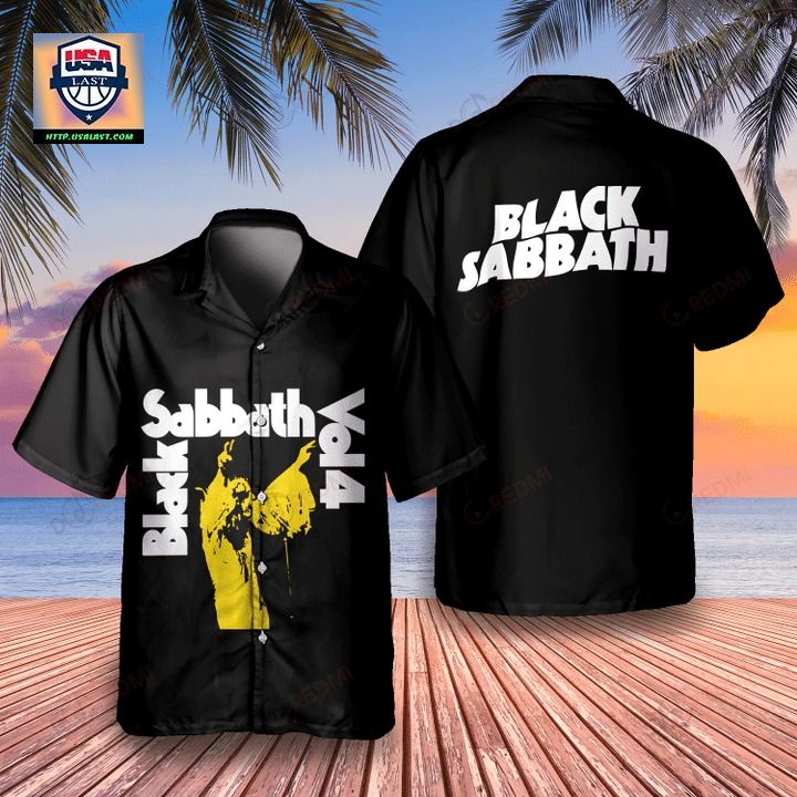 Black Sabbath Vol. 4 1972 Album Hawaiian Shirt – Usalast