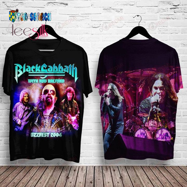 Black Sabbath with Rob Halford Ozzfest 2004 3D All Over Print Shirt – Usalast