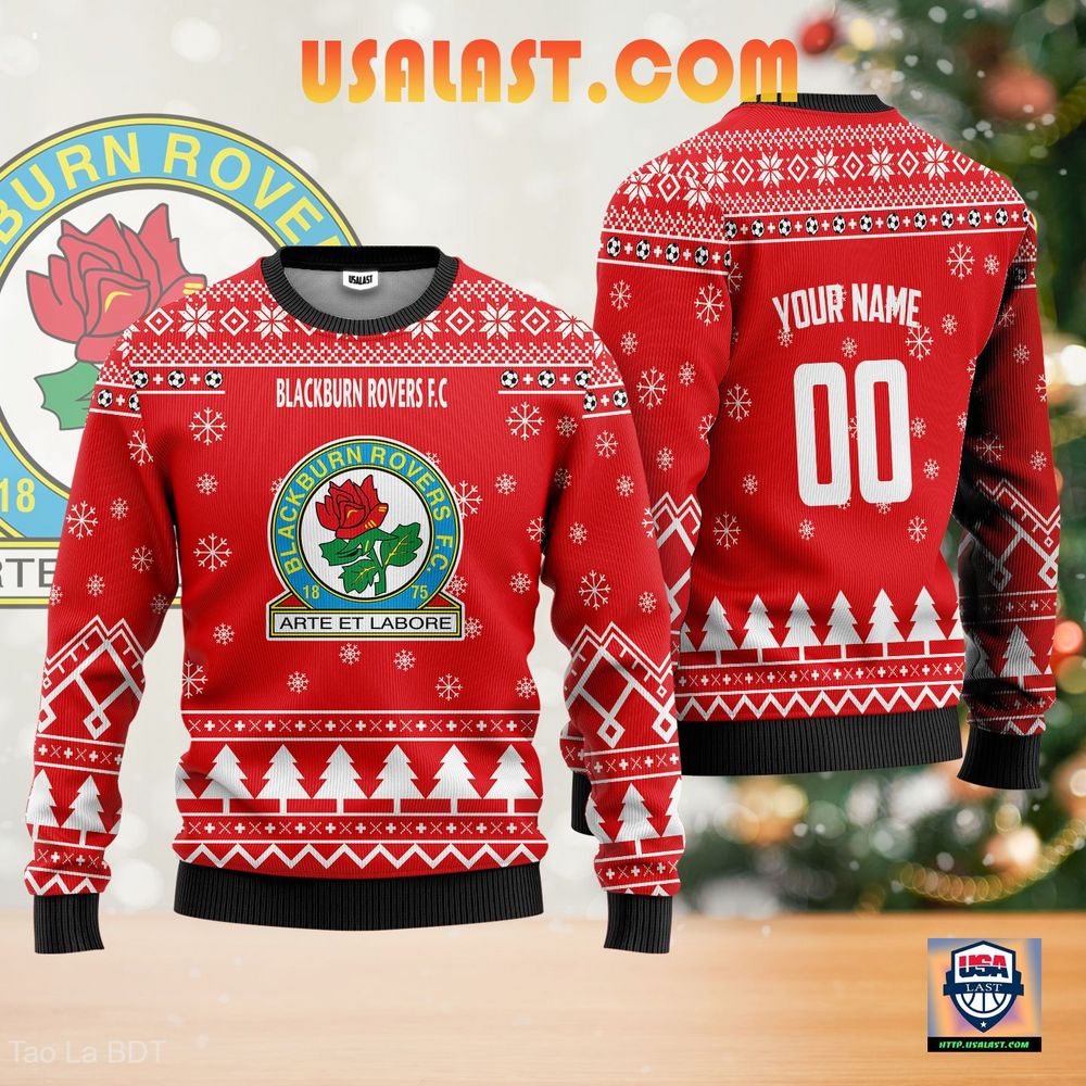 Blackburn Rovers F.C Ugly Christmas Sweater Red Version – Usalast