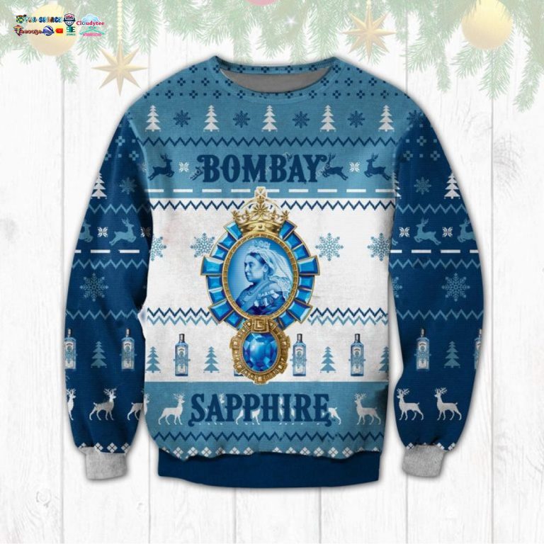 Bombay Sapphire Ugly Christmas Sweater - Natural and awesome