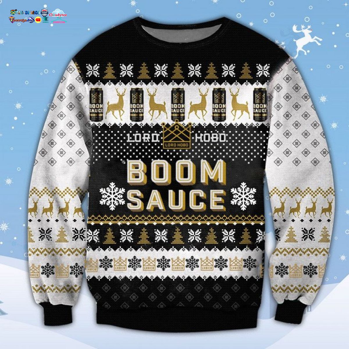 Boomsauce Ugly Christmas Sweater