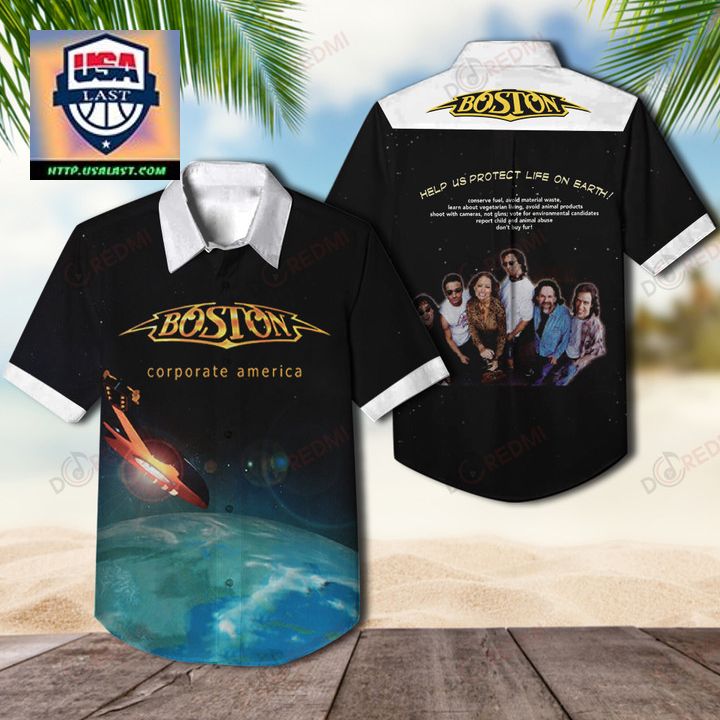 Boston Band Corporate America Album Hawaiian Shirt – Usalast