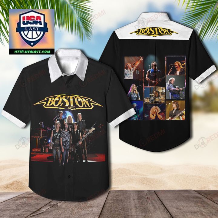 Boston Band Live Aloha Hawaiian Shirt - Trending picture dear