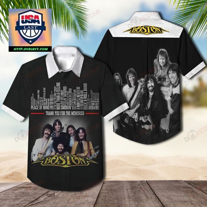 Boston Band Thank You For The Memories Hawaiian Shirt – Usalast