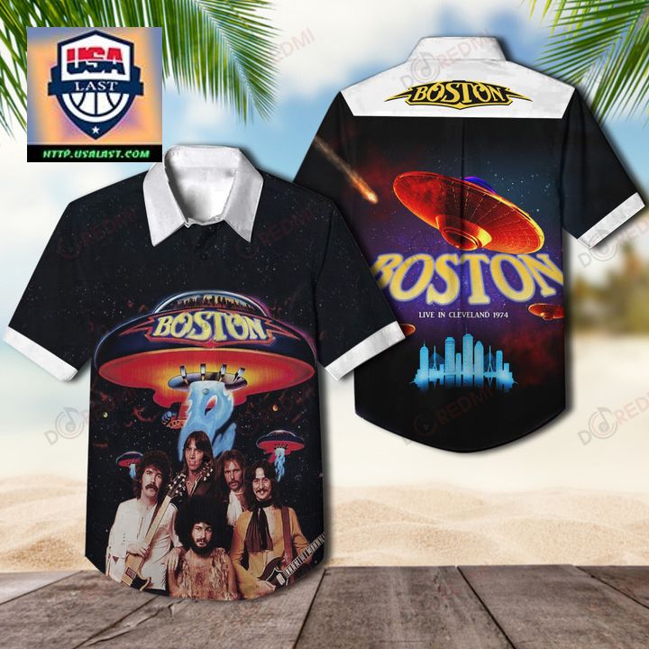 Boston Live In Cleveland 1976 Hawaiian Shirt – Usalast