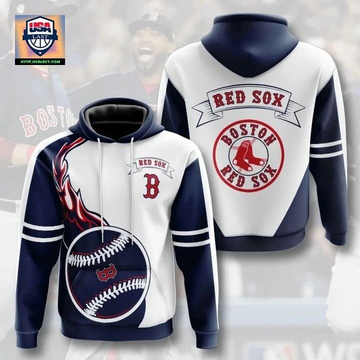 Boston Red Sox Flame Balls Graphic 3D Hoodie - You tried editing this time?