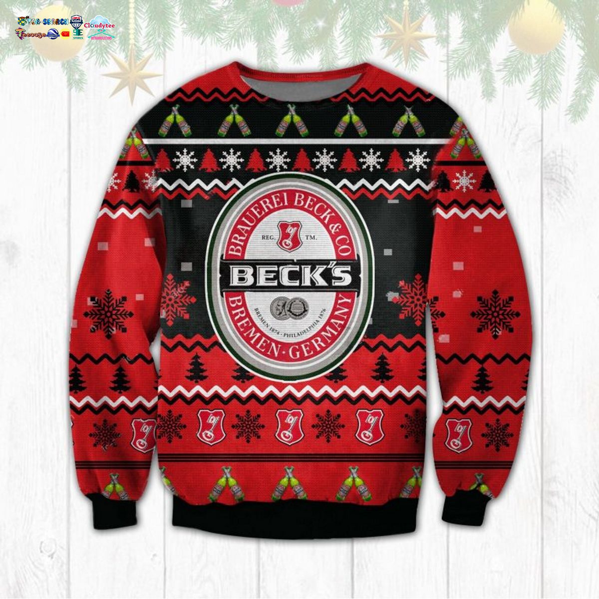 Brauerei Beck Ugly Christmas Sweater