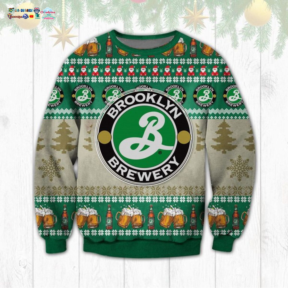Brooklyn Brewery Ugly Christmas Sweater