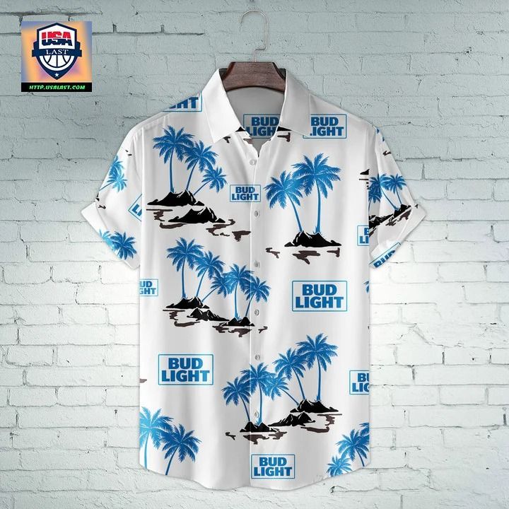 Bud Light Beer White Hawaiian Shirt - Best click of yours